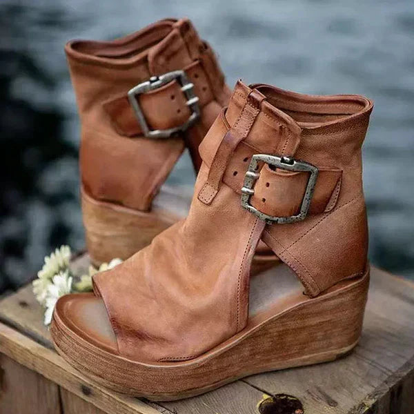 STYLISH ORTHOPEDIC BOHO WEDGE SANDALS