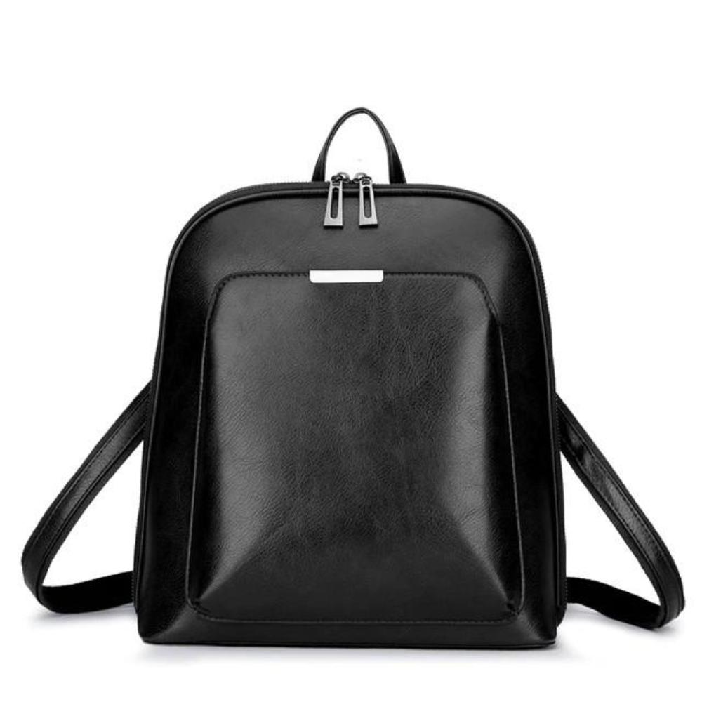 Genuine Leather Backpack – Sleek Classic Everyday Rucksack | Classic