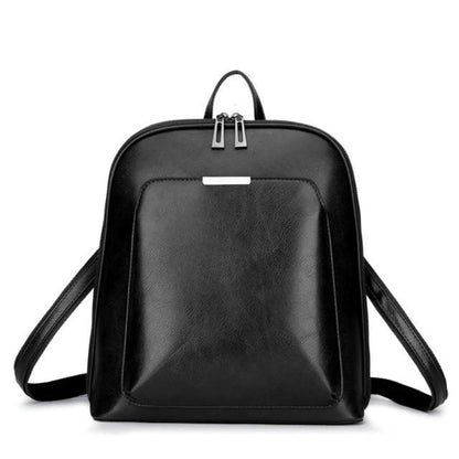 Genuine Leather Backpack – Sleek Classic Everyday Rucksack | Classic