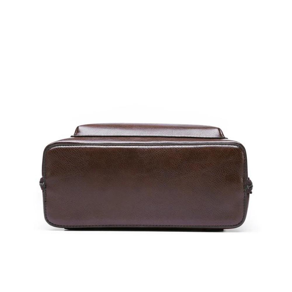 Genuine Leather Backpack – Sleek Classic Everyday Rucksack | Classic