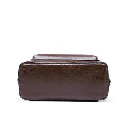 Genuine Leather Backpack – Sleek Classic Everyday Rucksack | Classic