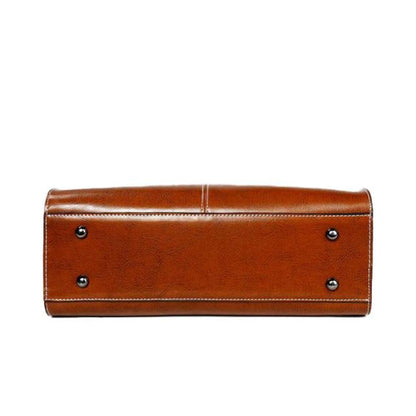 Genuine Leather Tote Bag for Women – Work to Evening Shoulder Bag | Elegant