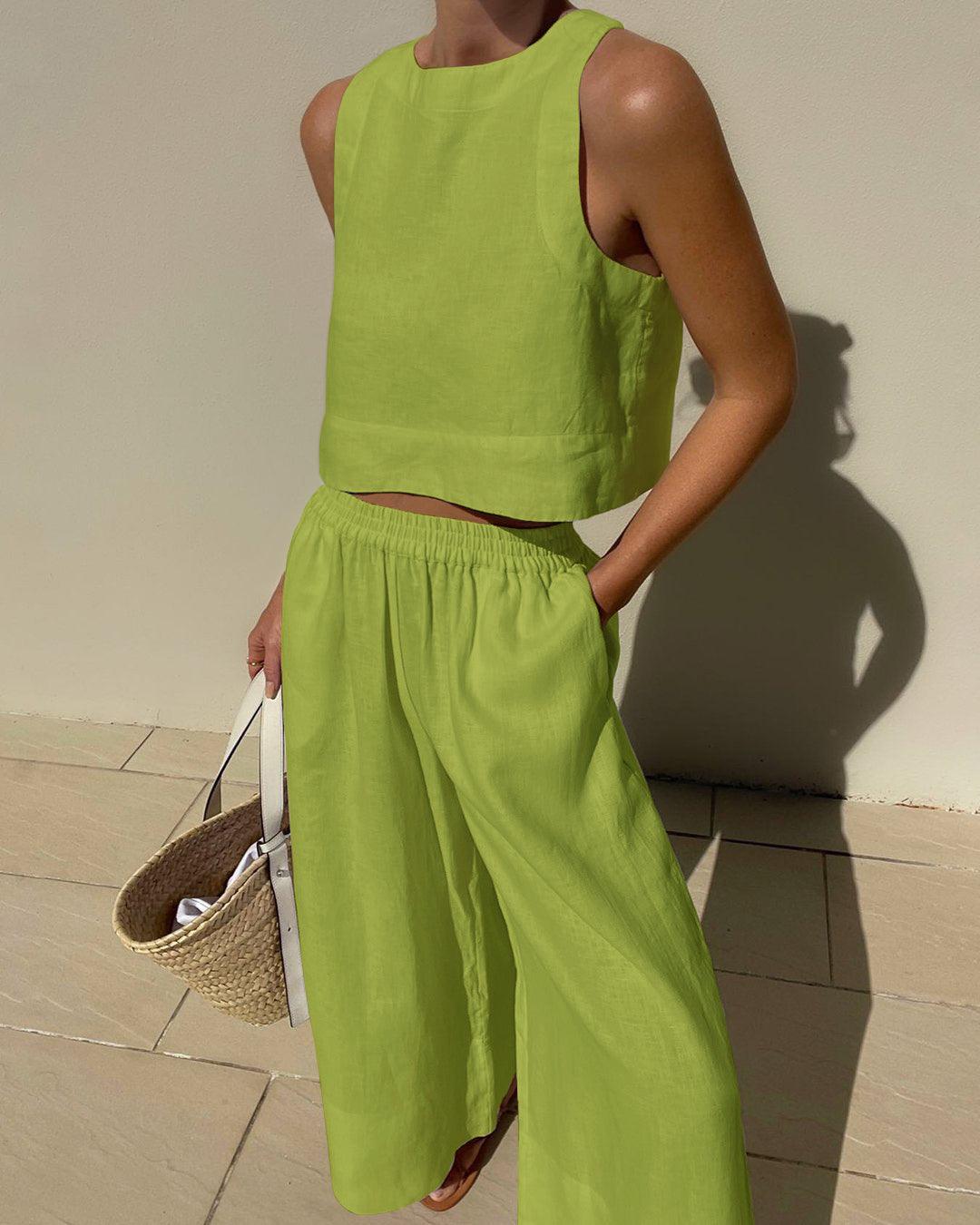 Harlow Sleeveless Two-Piece Set