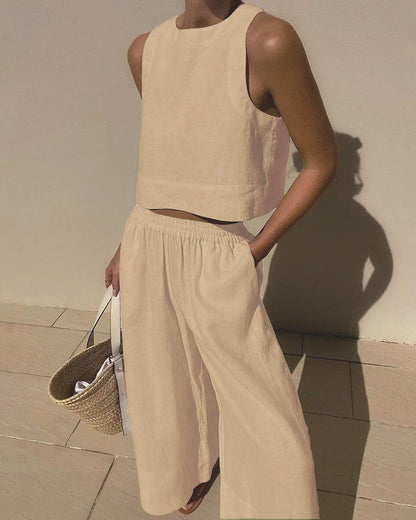 Harlow Sleeveless Two-Piece Set