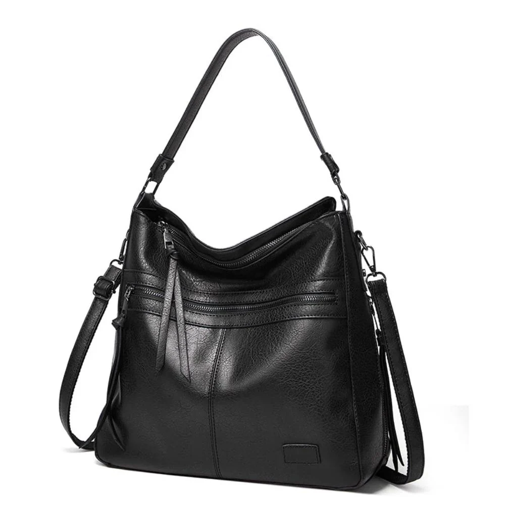 Genuine Leather Tote Bag for Women – Spacious Lightweight Everyday Bag