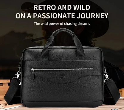Genuine Leather Shoulder Bag – Compact Vintage Crossbody Bag | Tyler