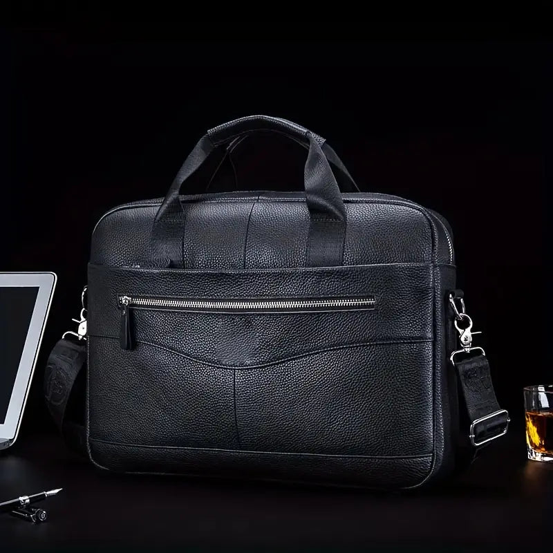 Genuine Leather Crossbody Shoulder Bag – Vintage Messenger Bag