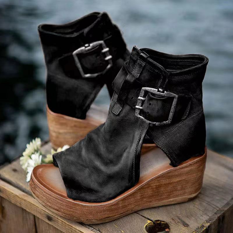 STYLISH ORTHOPEDIC BOHO WEDGE SANDALS