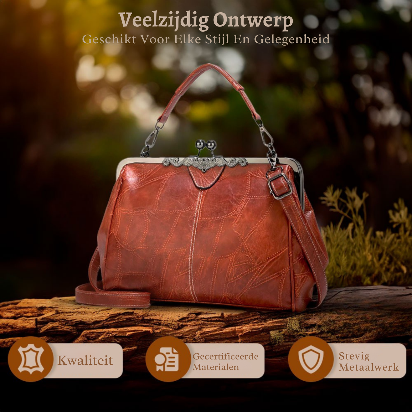 Genuine Leather Handbag for Women – Timeless Everyday Tote | Johanna