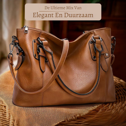 Genuine Leather Shoulder Bag for Women – Soft Everyday Handbag | Sienna