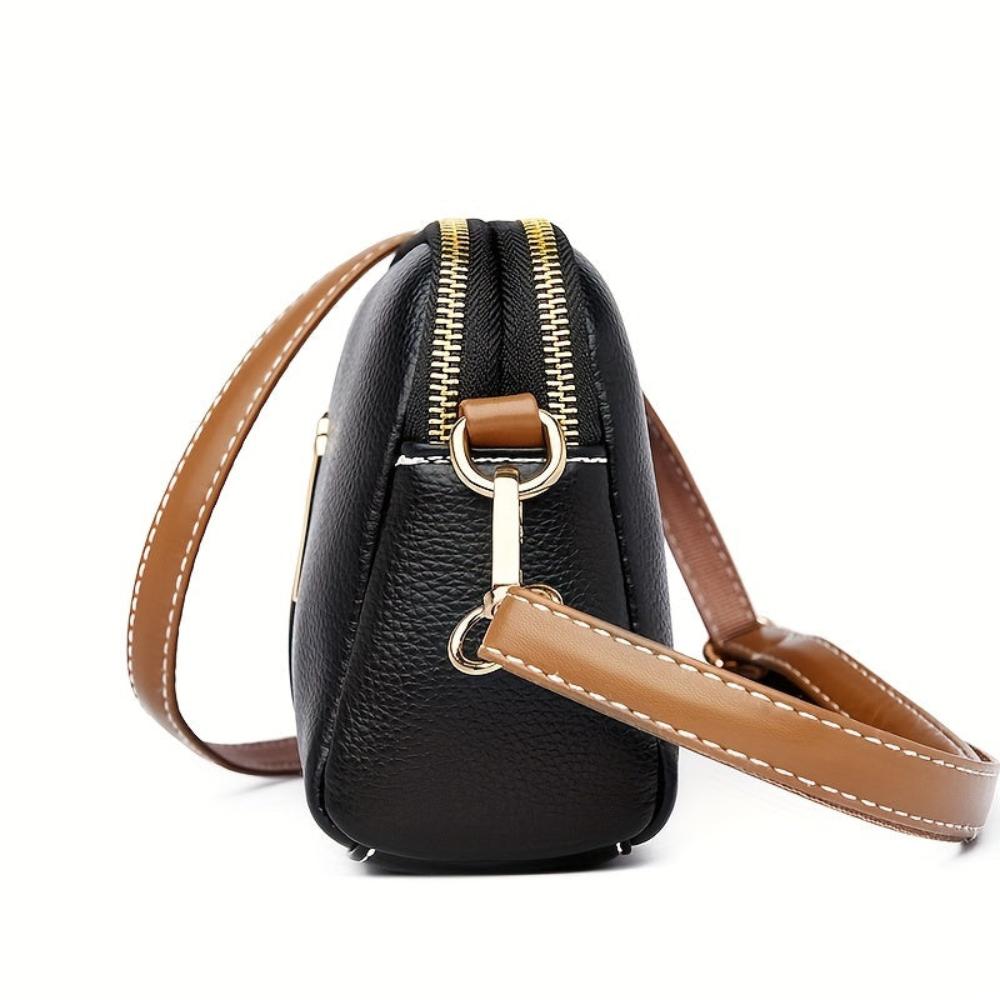 Genuine Leather Shoulder Bag for Women – Small Spacious Crossbody Bag | Mila