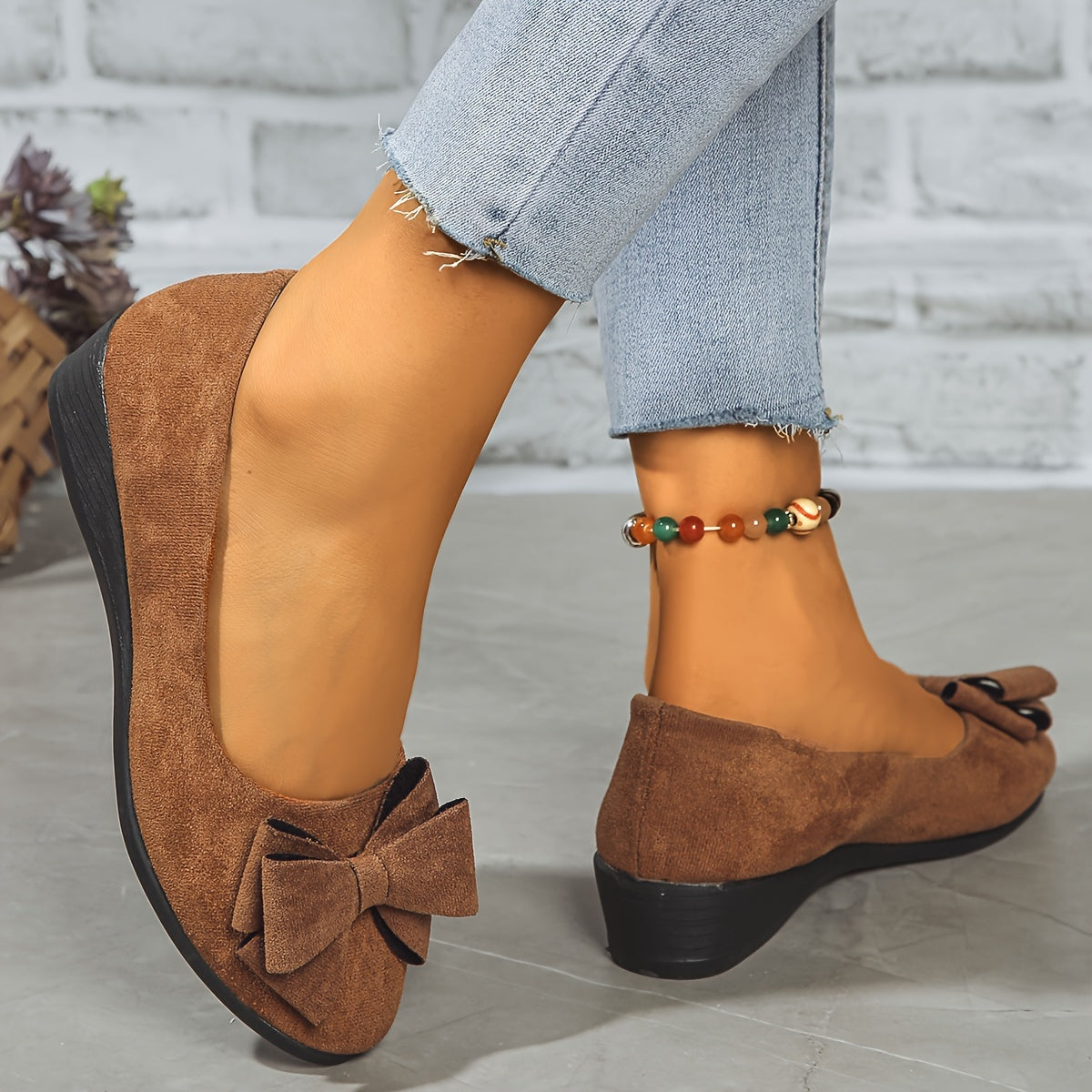Comfort Ballerinas with Refined Support