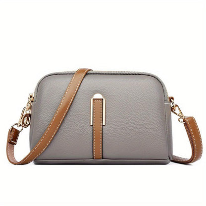 Genuine Leather Shoulder Bag for Women – Small Spacious Crossbody Bag | Mila