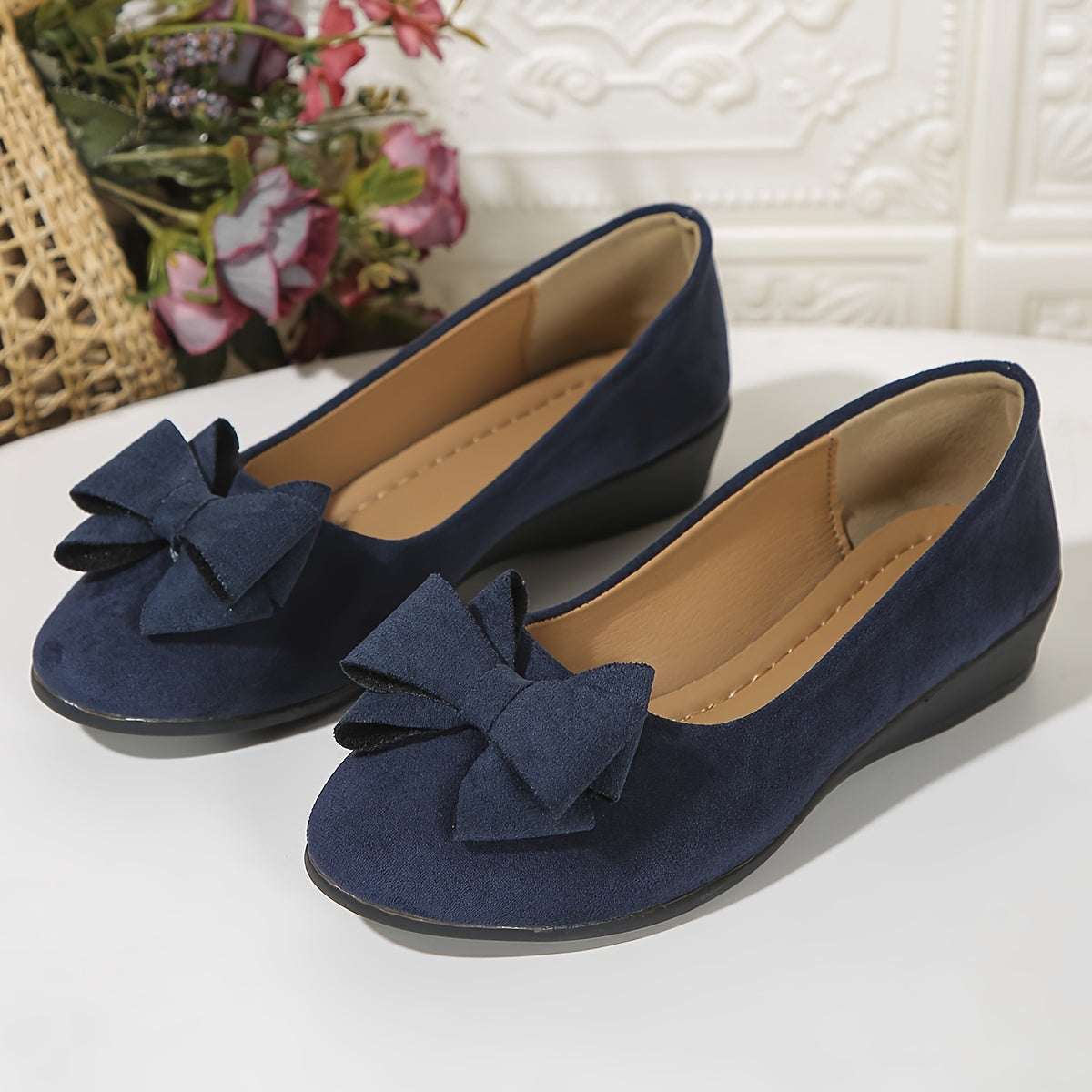 Comfort Ballerinas with Refined Support