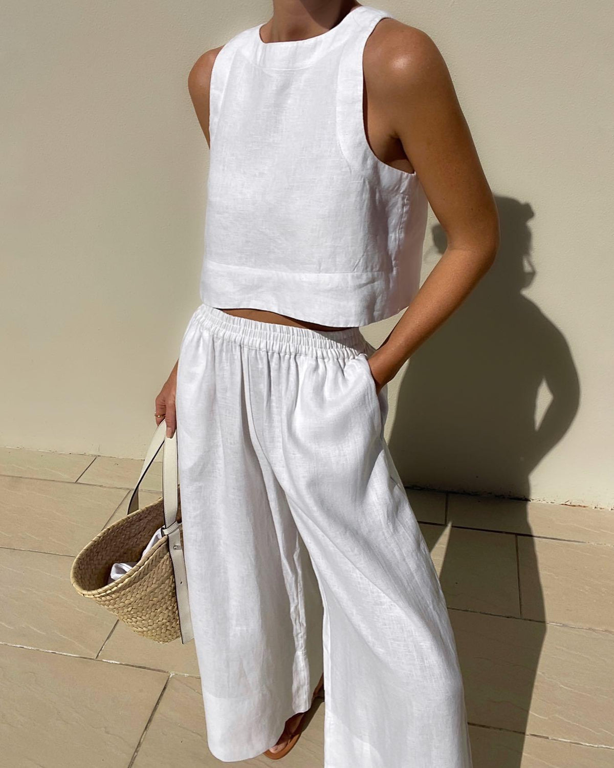 Harlow Sleeveless Two-Piece Set