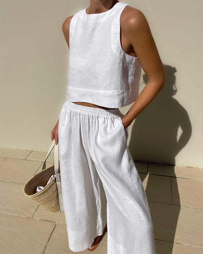 Harlow Sleeveless Two-Piece Set