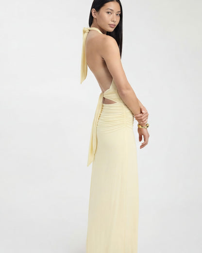 Maxi Dress Halter Neck — Occasion Wear | Aria Nyx