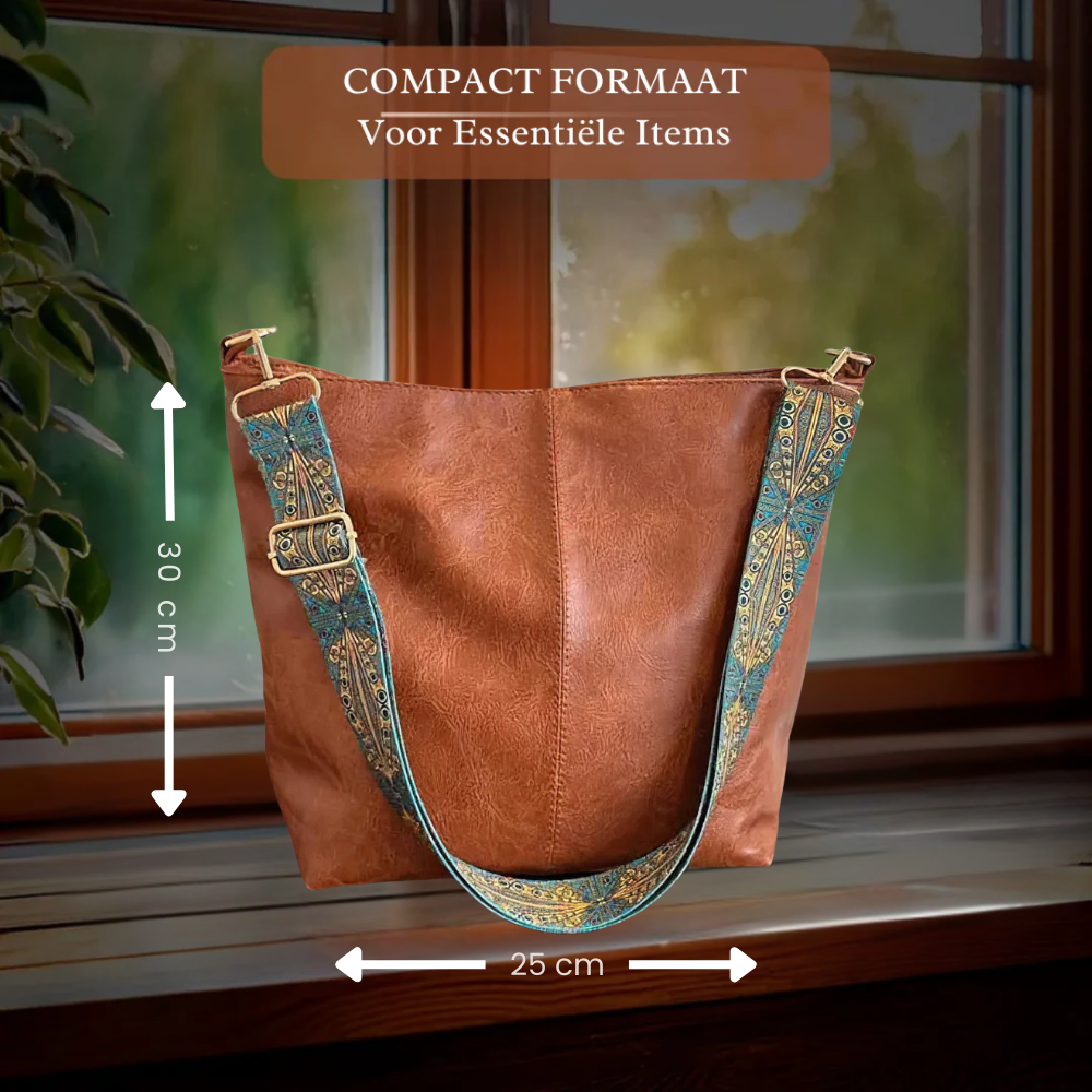 Genuine Leather Work Tote Bag for Women – Spacious Bag with Compartments | Chelsey
