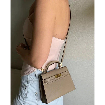 Vegan Leather Crossbody Bag for Women – Compact Shoulder Bag