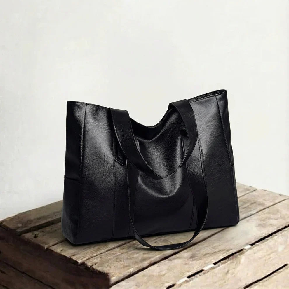 Genuine Leather Handbag for Women – Sturdy Spacious Everyday Bag