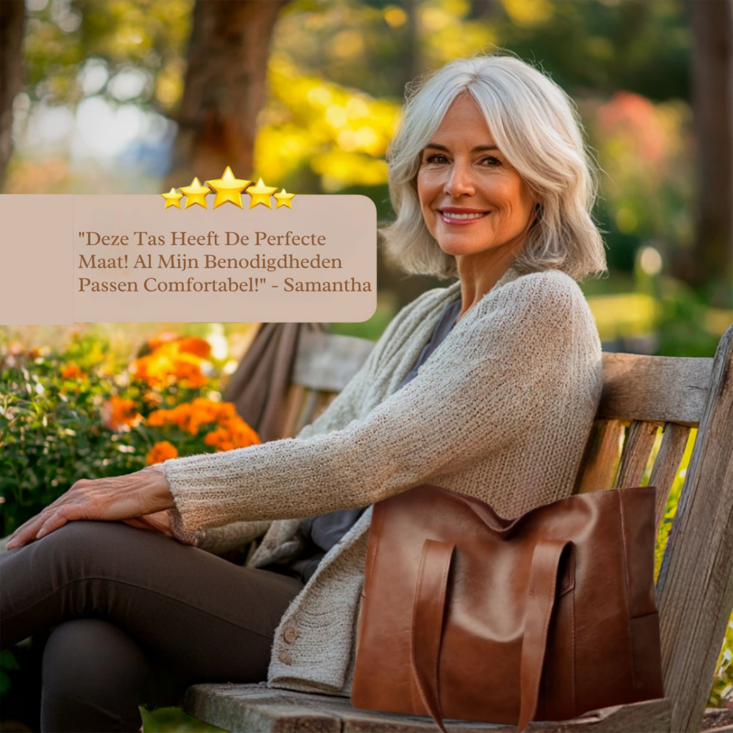 Genuine Leather Handbag for Women – Sturdy Spacious Everyday Bag