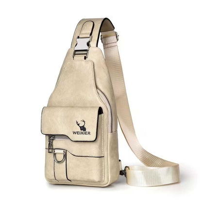 Genuine Leather Shoulder Bag for Men – Durable Everyday Crossbody Bag | Lars