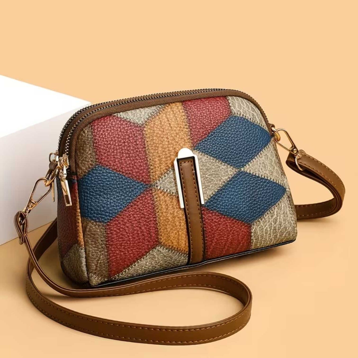 Genuine Leather Mini Bag for Women – Colourful Crossbody Bag