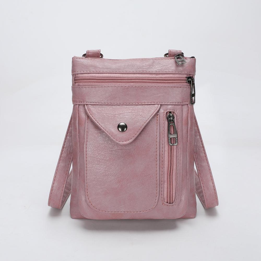 Genuine Leather Shoulder Bag for Women – Slim Vintage Handbag | Lina
