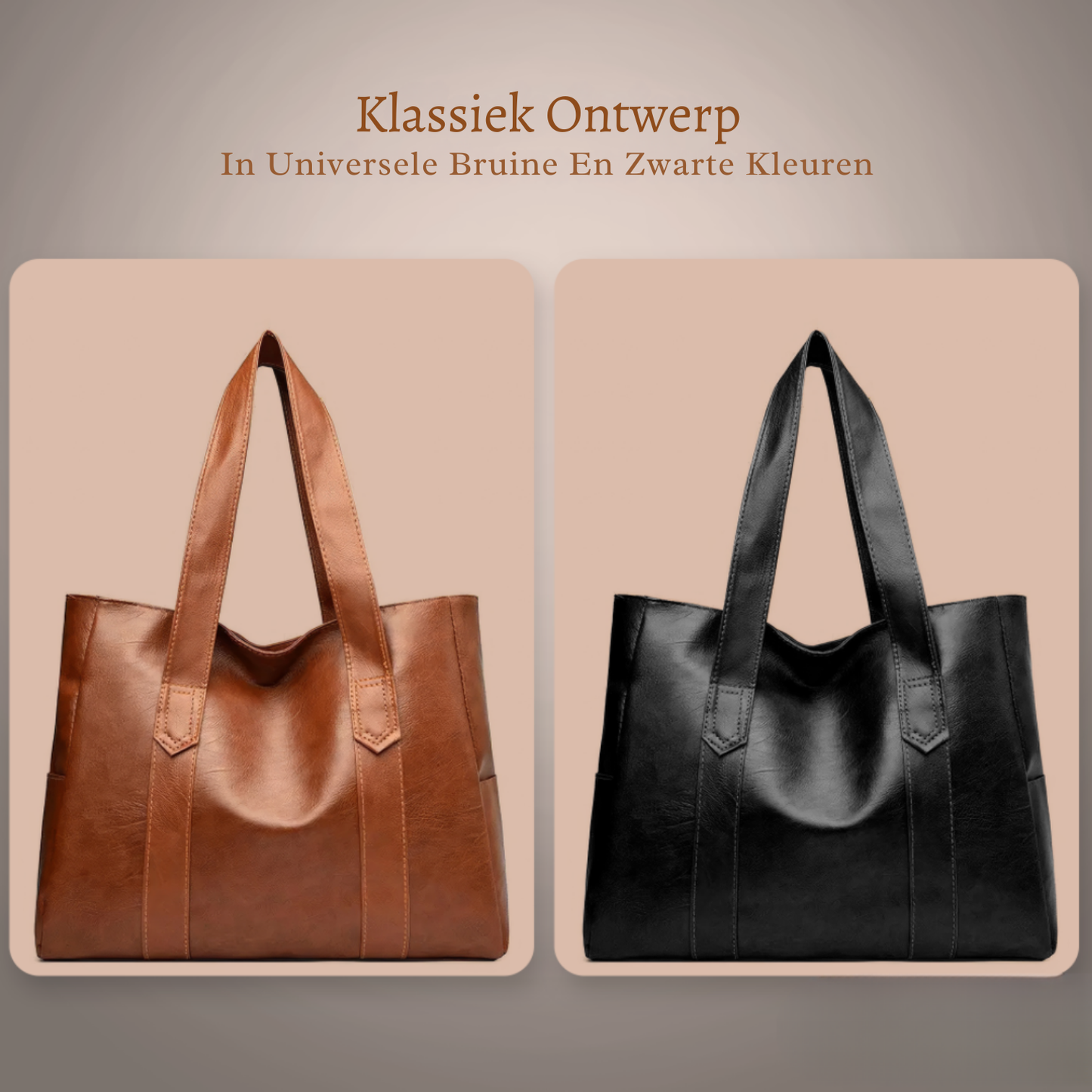 Genuine Leather Handbag for Women – Sturdy Spacious Everyday Bag
