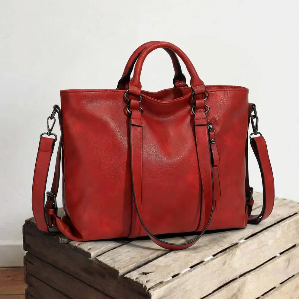 Genuine Leather Shoulder Bag for Women – Comfortable Everyday Handbag | Charlotte
