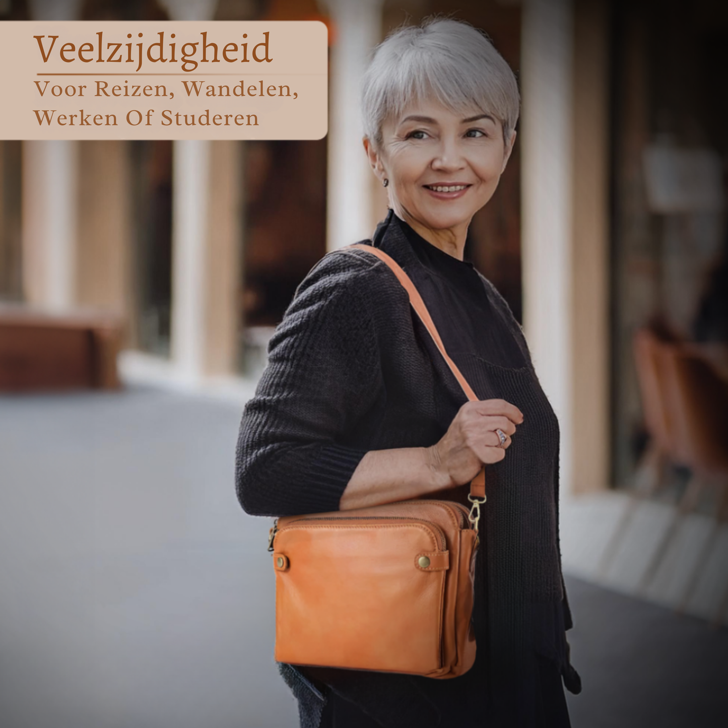 Genuine Leather Handbag for Women – Classic Everyday Bag