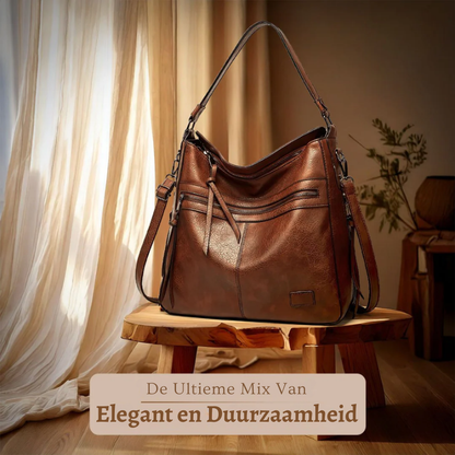 Genuine Leather Tote Bag for Women – Spacious Lightweight Everyday Bag