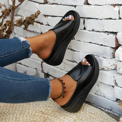 Orthopedic Slip-on Wedge Sandals