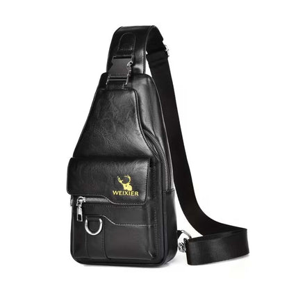 Genuine Leather Shoulder Bag for Men – Durable Everyday Crossbody Bag | Lars