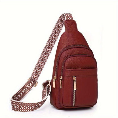 Genuine Leather Shoulder Bag for Women – Compact Crossbody Handbag | Hazel