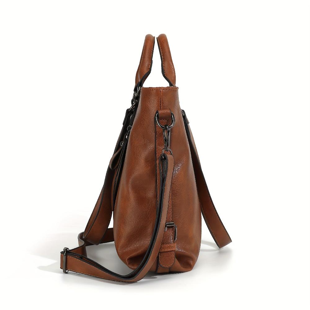 Genuine Leather Shoulder Bag for Women – Comfortable Everyday Handbag | Charlotte