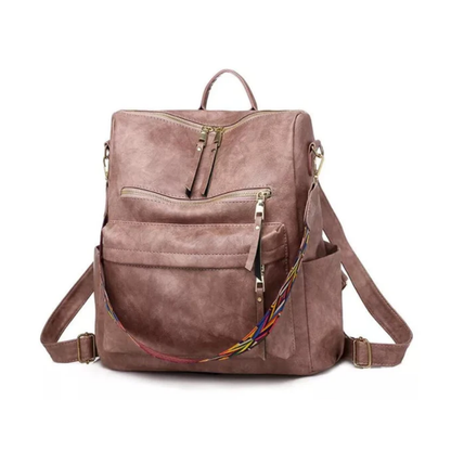 Genuine Leather Backpack for Women – Work & Everyday Rucksack | Nora