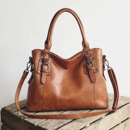 Genuine Leather Shoulder Bag for Women – Soft Everyday Handbag | Sienna