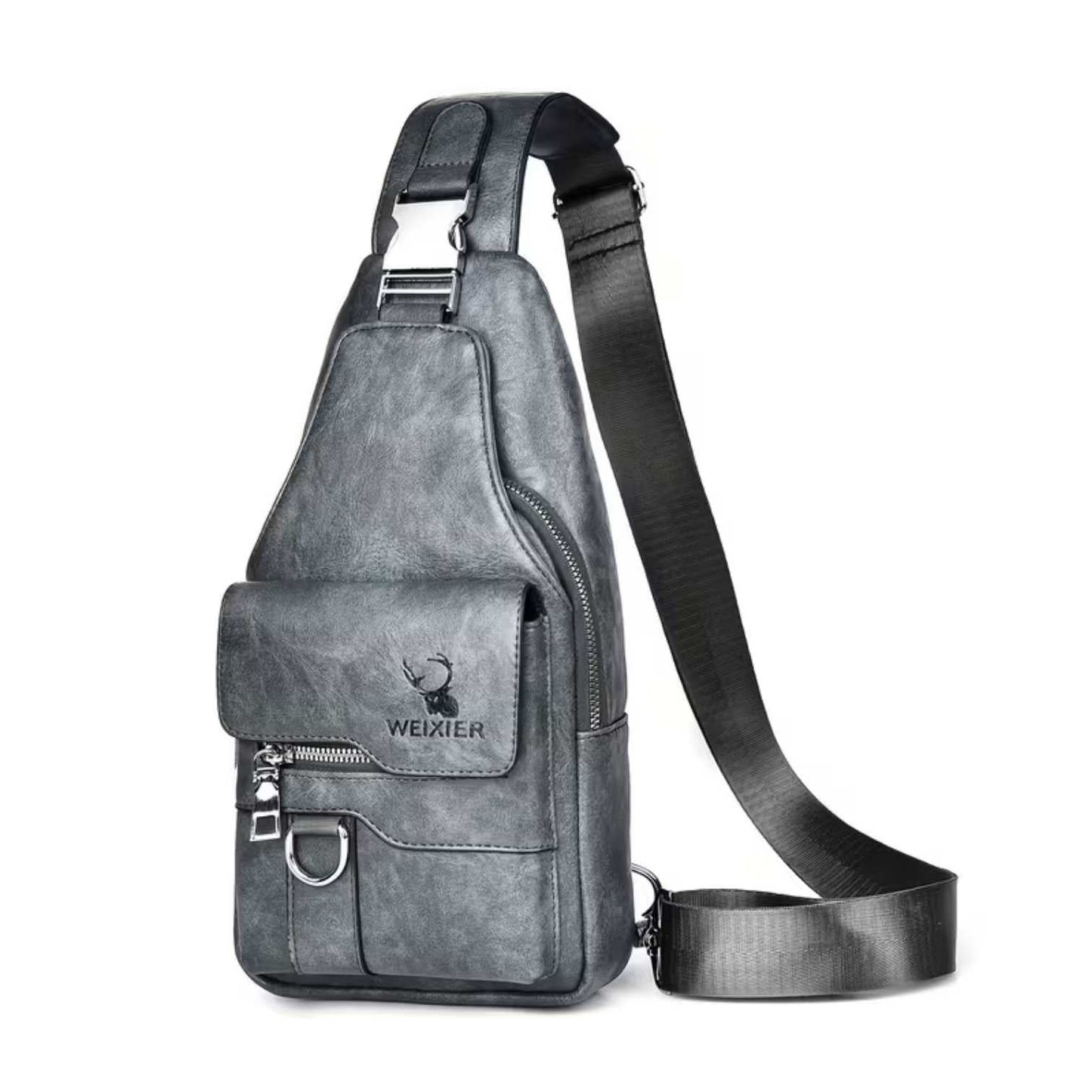 Genuine Leather Shoulder Bag for Men – Durable Everyday Crossbody Bag | Lars