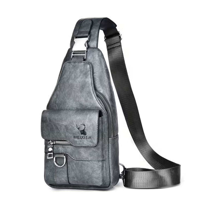 Genuine Leather Shoulder Bag for Men – Durable Everyday Crossbody Bag | Lars