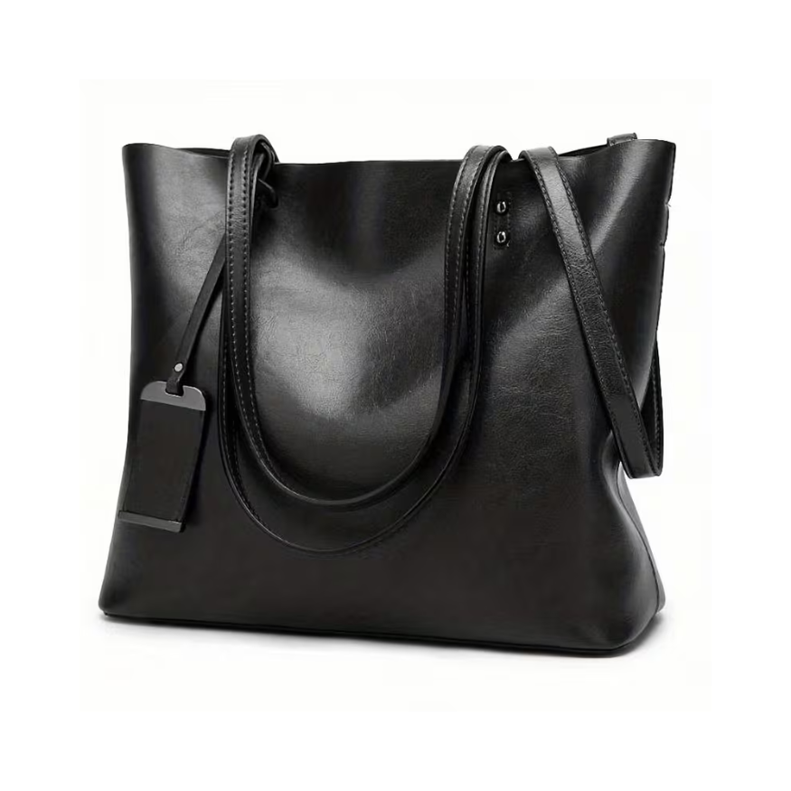 Genuine Leather Laptop Tote Bag for Women – Spacious Hands-Free Work Bag | Mira