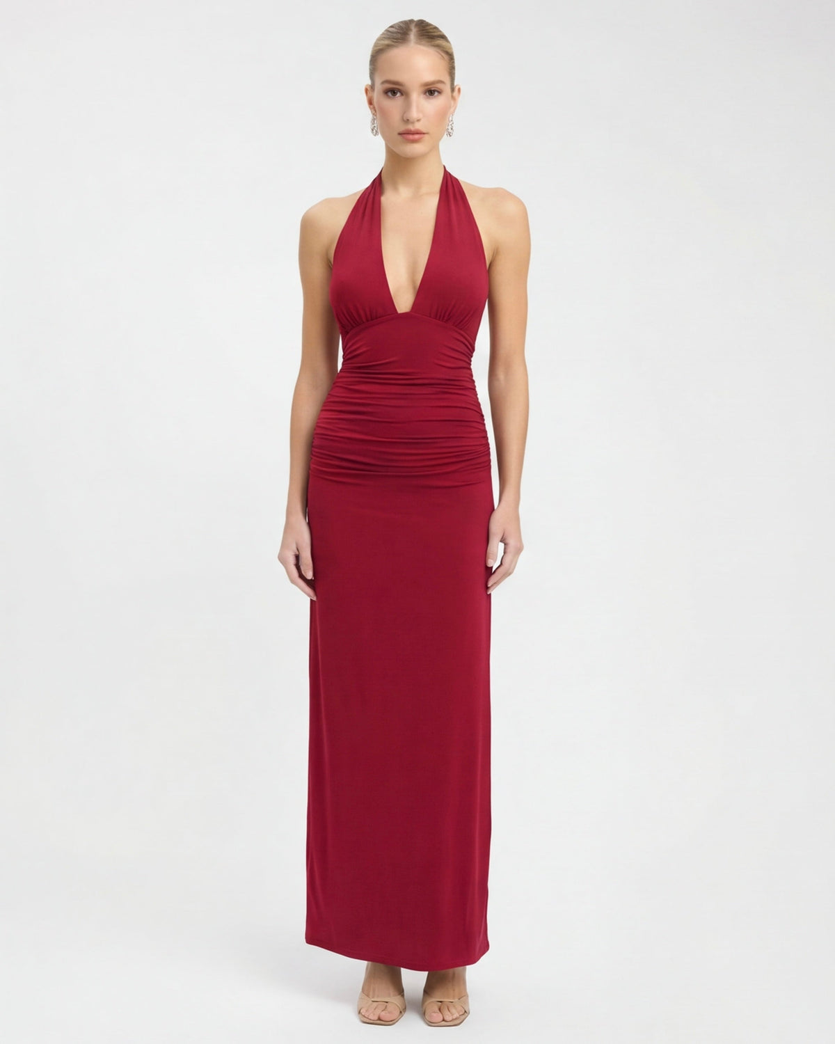Maxi Dress Halter Neck — Occasion Wear | Aria Nyx