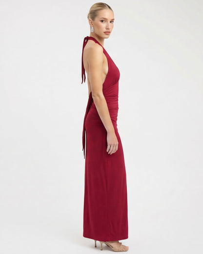 Maxi Dress Halter Neck — Occasion Wear | Aria Nyx
