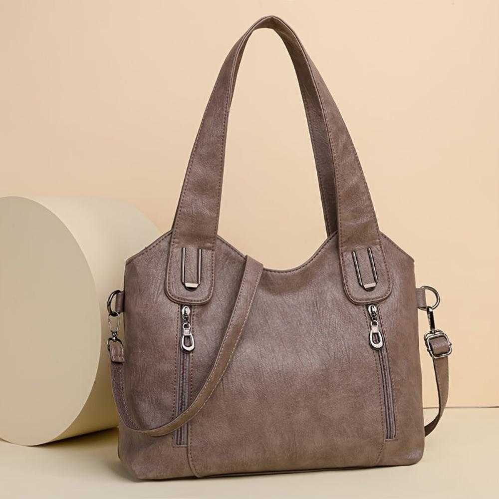 Genuine Leather Shoulder Bag for Women – Retro Vintage Handbag | Emma