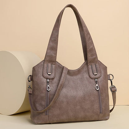 Genuine Leather Shoulder Bag for Women – Retro Vintage Handbag | Emma