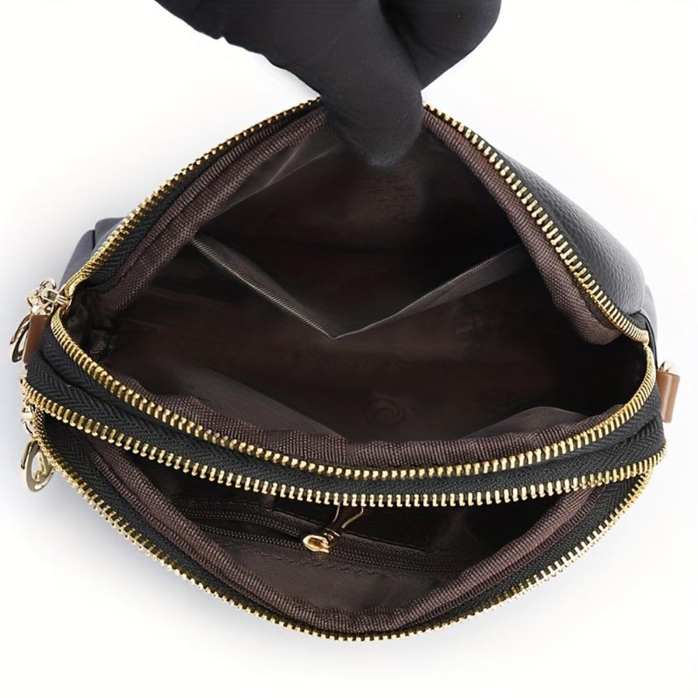 Genuine Leather Shoulder Bag for Women – Small Spacious Crossbody Bag | Mila