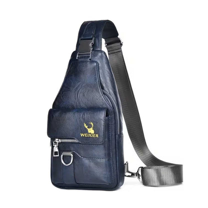 Genuine Leather Shoulder Bag for Men – Durable Everyday Crossbody Bag | Lars