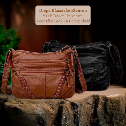 Genuine Leather Handbag for Women – Light Practical Everyday Bag