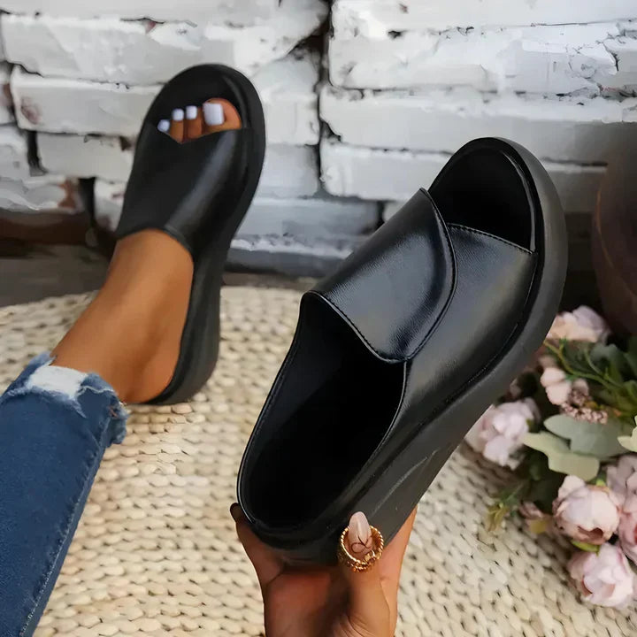 Orthopedic Slip-on Wedge Sandals