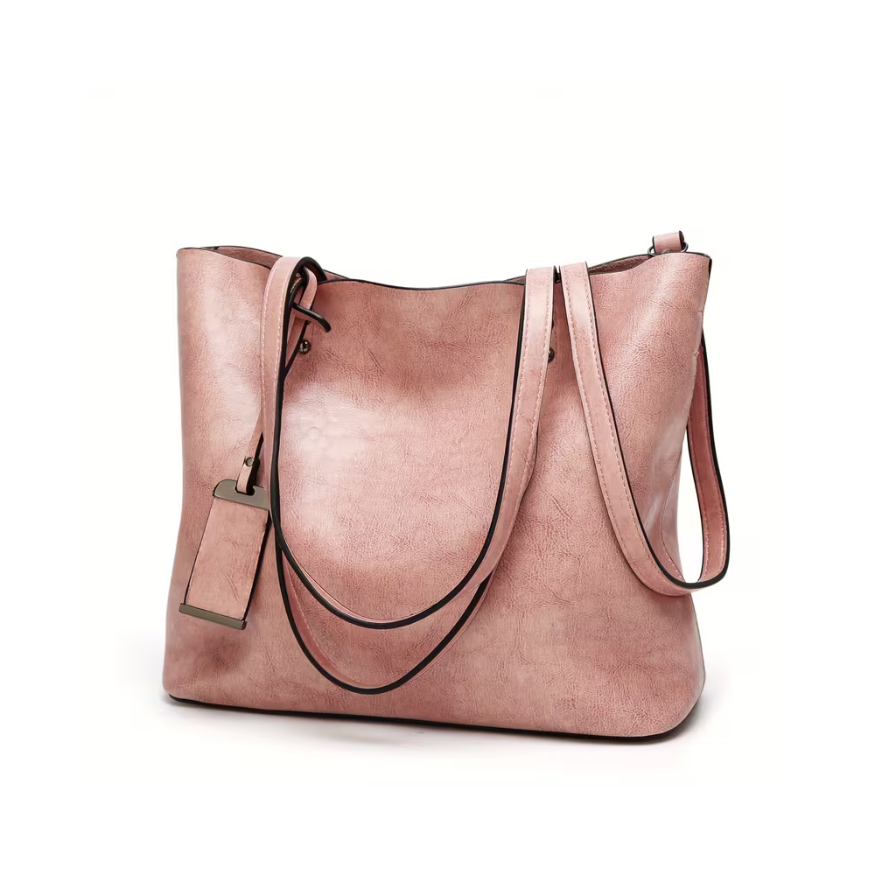 Genuine Leather Laptop Tote Bag for Women – Spacious Hands-Free Work Bag | Mira
